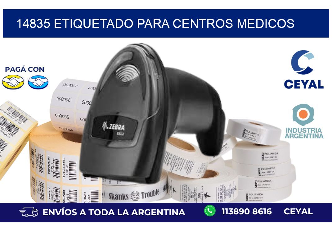 14835 ETIQUETADO PARA CENTROS MEDICOS