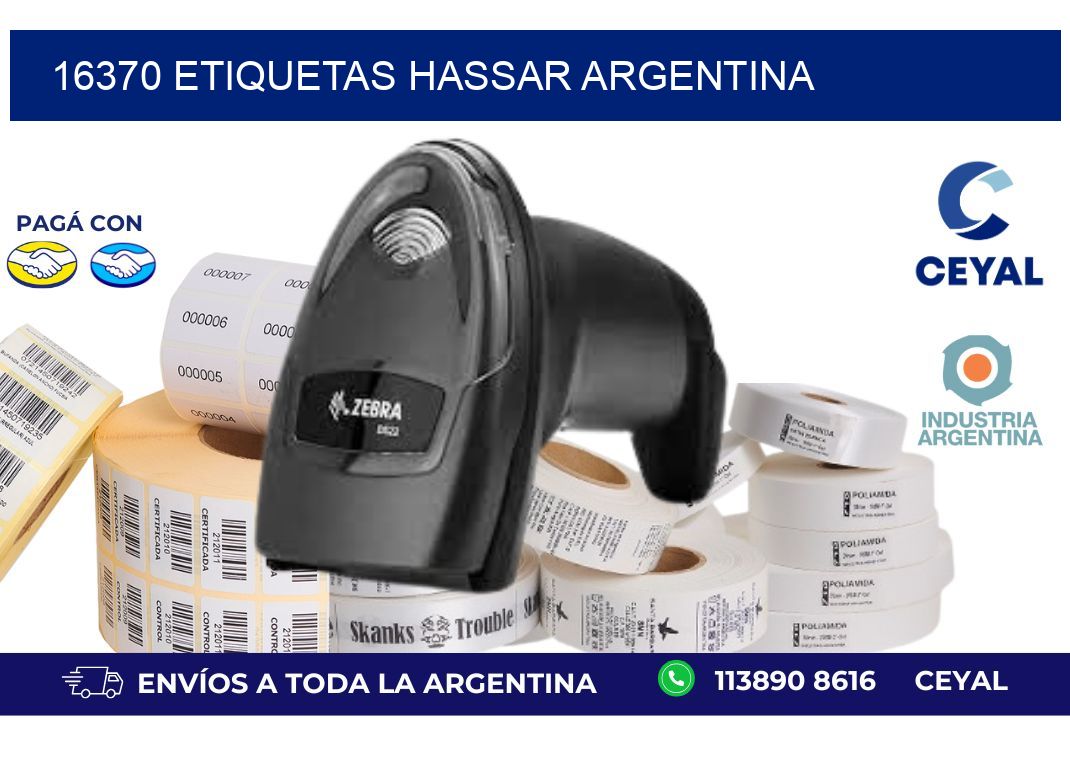 16370 etiquetas hassar argentina