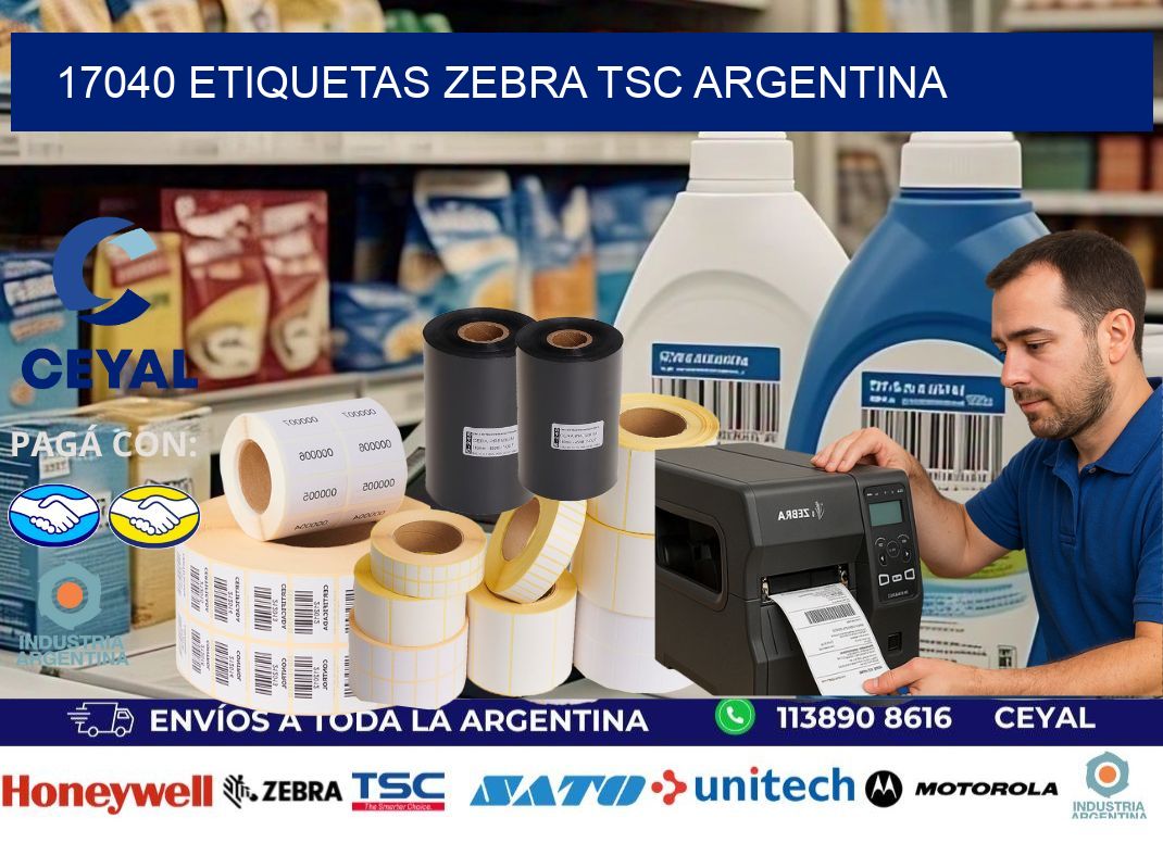 17040 etiquetas zebra tsc argentina