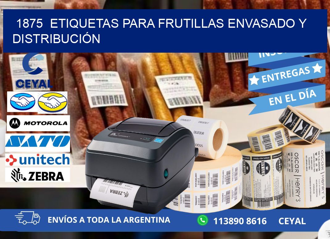 1875  ETIQUETAS PARA FRUTILLAS ENVASADO Y DISTRIBUCIÓN