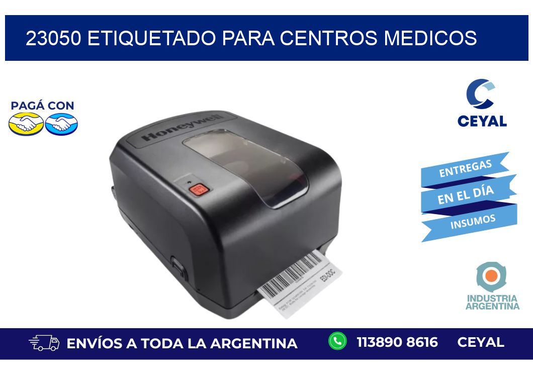 23050 ETIQUETADO PARA CENTROS MEDICOS
