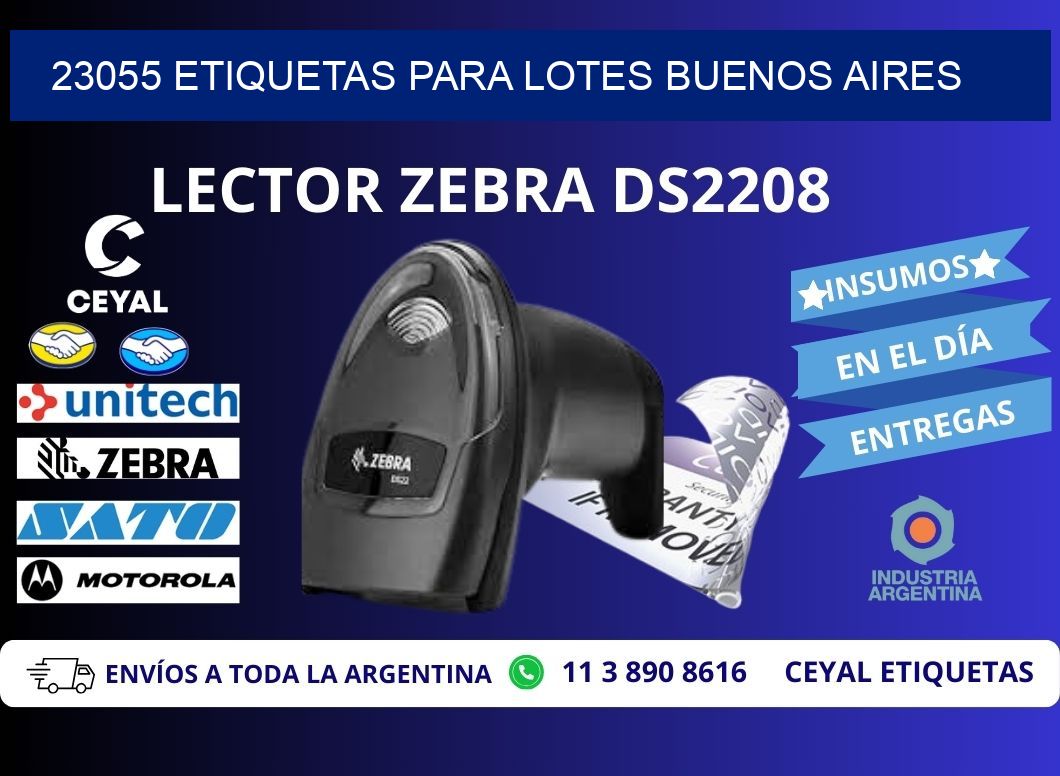 23055 ETIQUETAS PARA LOTES BUENOS AIRES