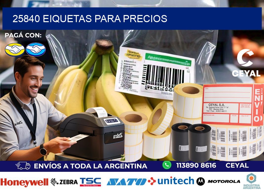 25840 EIQUETAS PARA PRECIOS