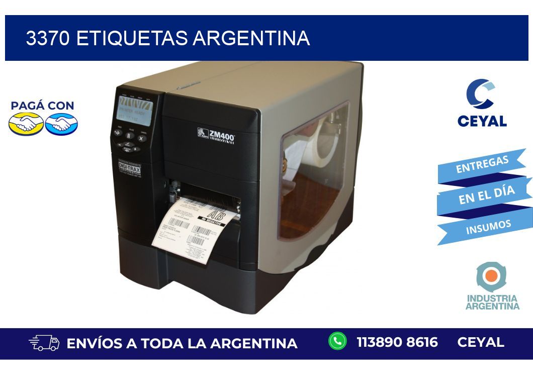 3370 etiquetas argentina