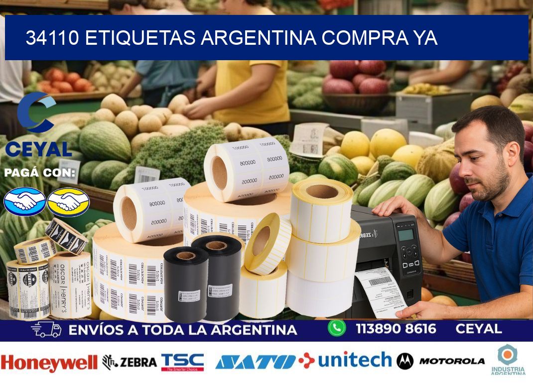 34110 etiquetas argentina COMPRA YA