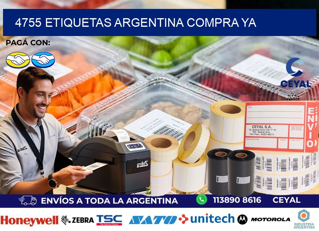 4755 etiquetas argentina COMPRA YA