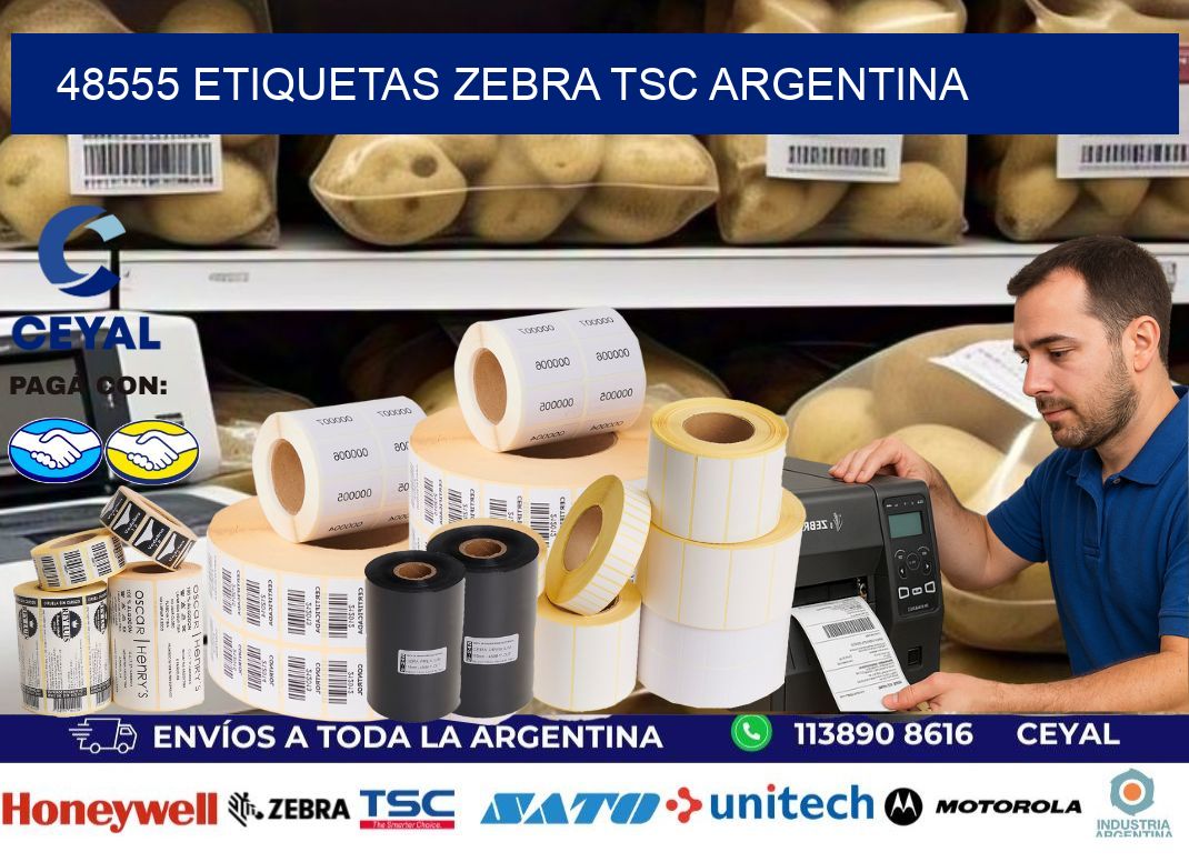 48555 etiquetas zebra tsc argentina