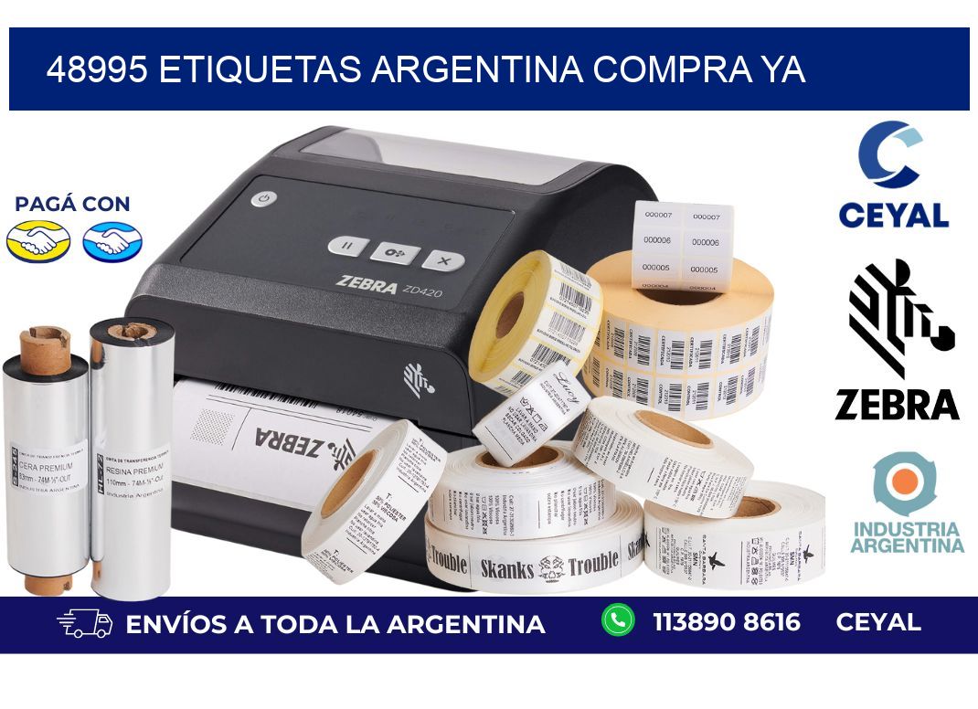 48995 etiquetas argentina COMPRA YA