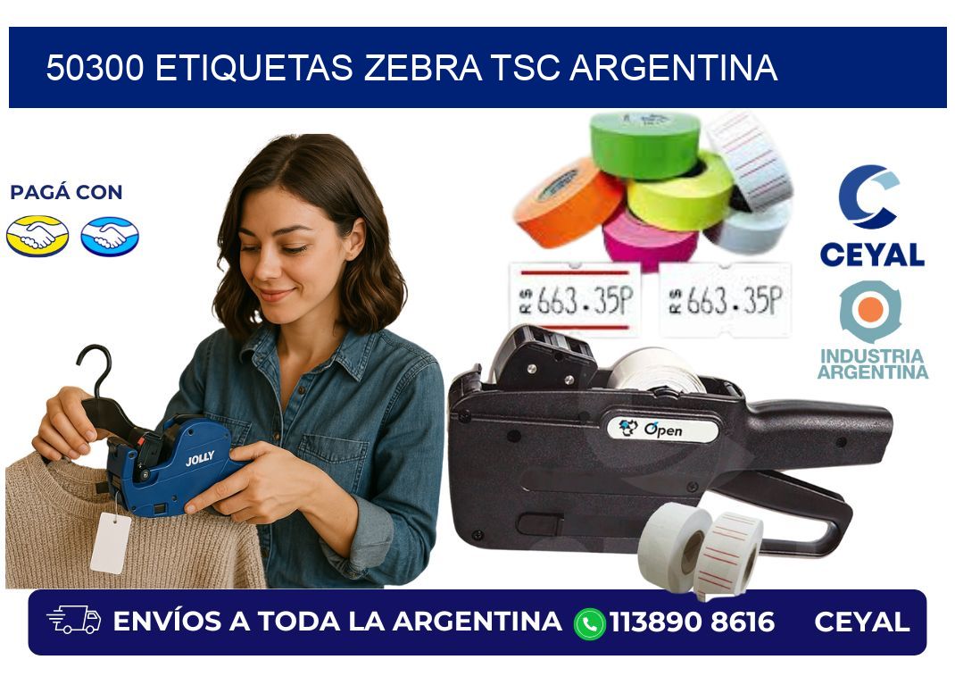 50300 etiquetas zebra tsc argentina