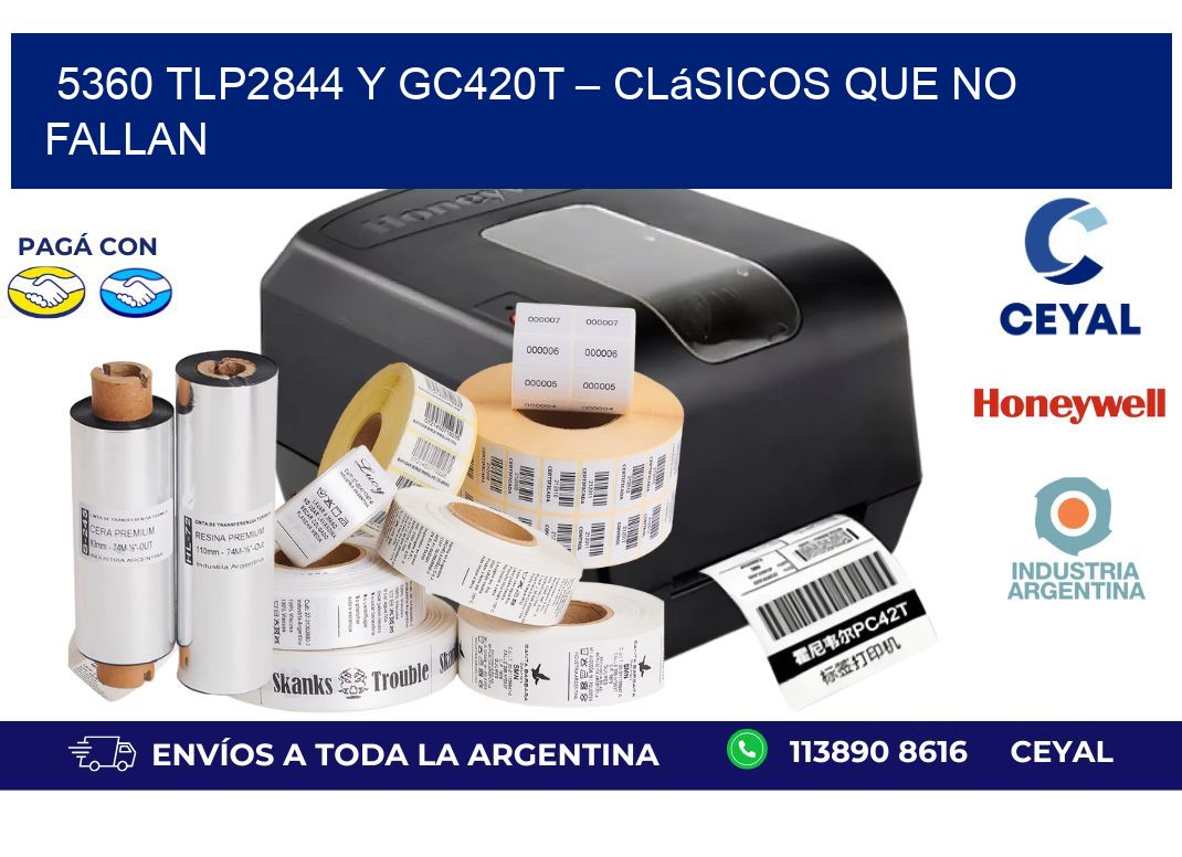 5360 TLP2844 y GC420T – Clásicos que No Fallan
