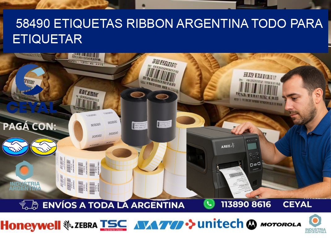 58490 etiquetas ribbon argentina TODO PARA ETIQUETAR