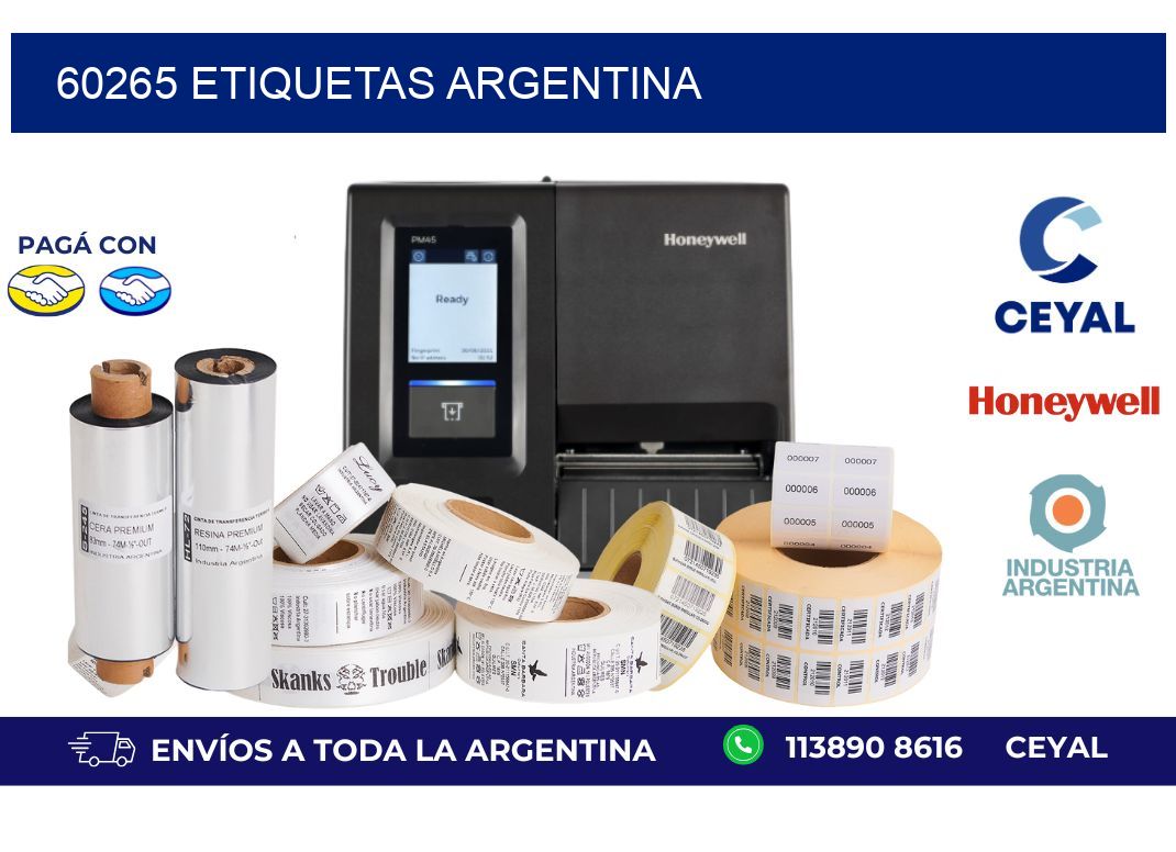 60265 etiquetas argentina
