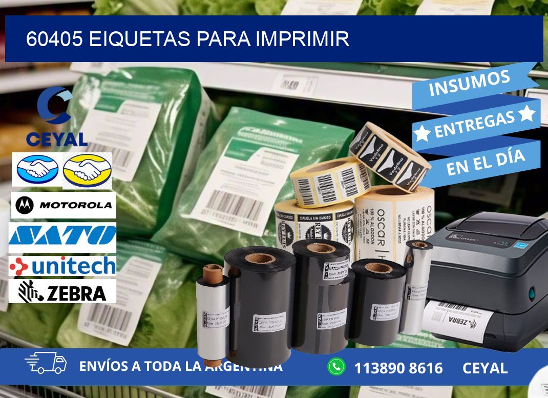 60405 EIQUETAS PARA IMPRIMIR