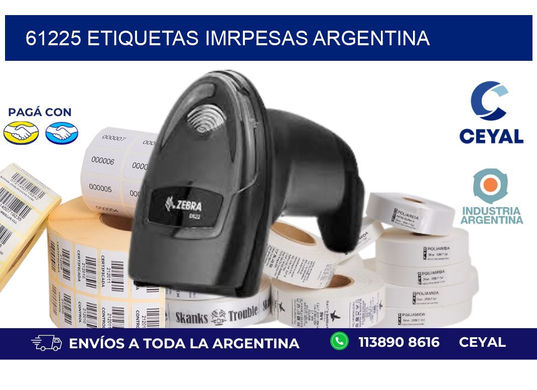 61225 etiquetas imrpesas argentina