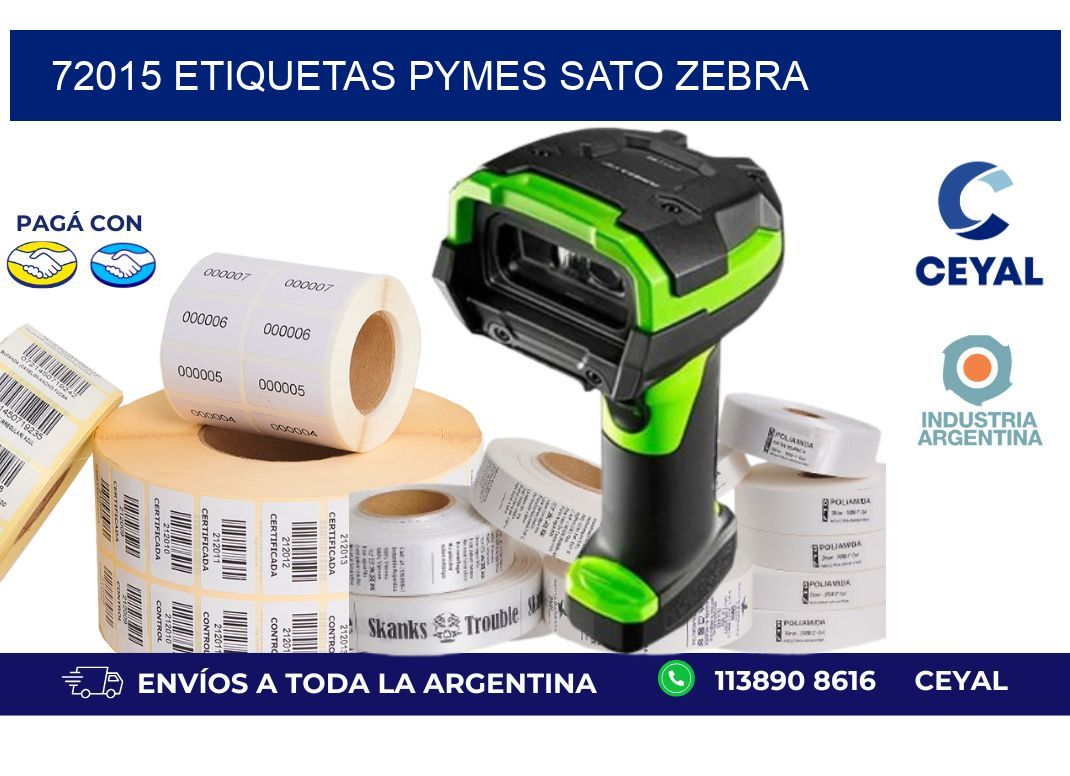 72015 ETIQUETAS PYMES SATO ZEBRA