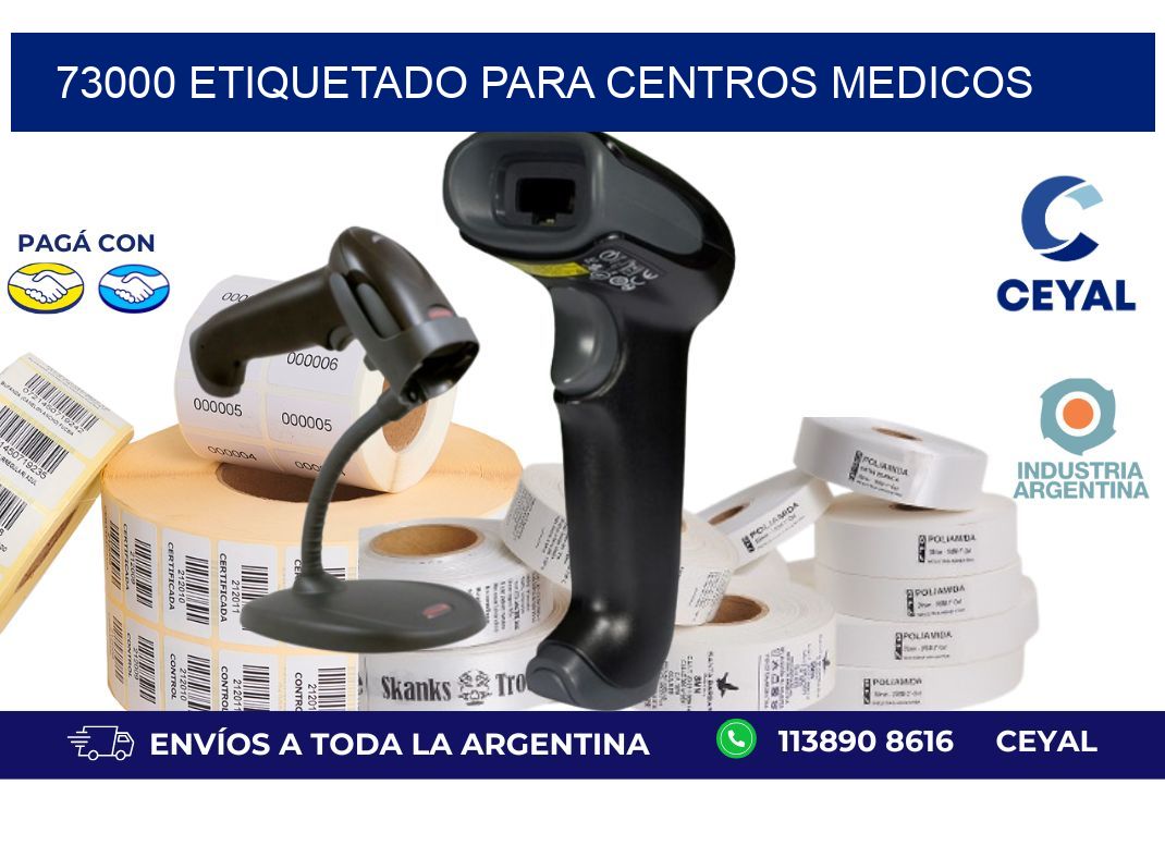73000 ETIQUETADO PARA CENTROS MEDICOS