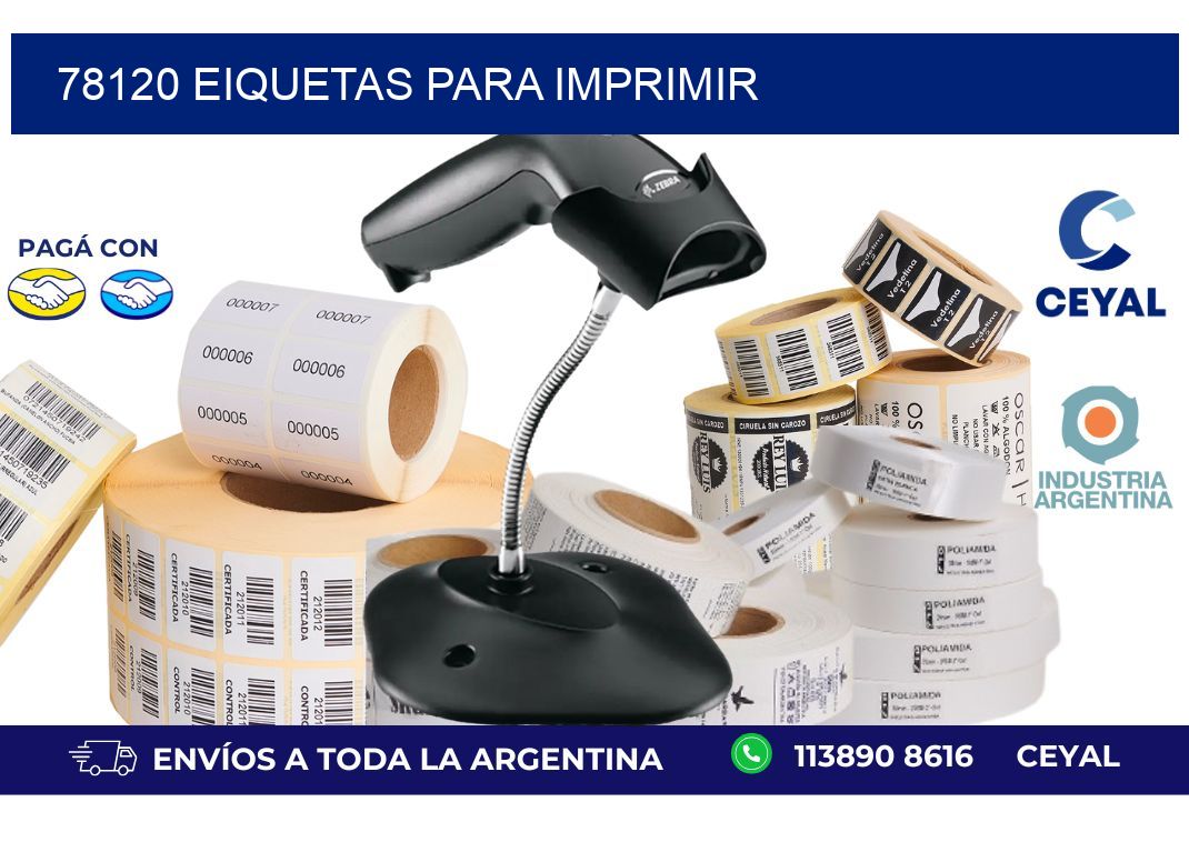 78120 EIQUETAS PARA IMPRIMIR