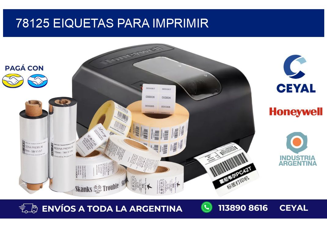 78125 EIQUETAS PARA IMPRIMIR