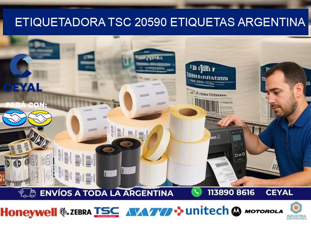 etiquetadora tsc 20590 etiquetas argentina