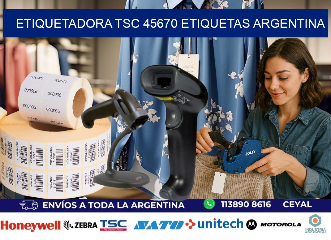 etiquetadora tsc 45670 etiquetas argentina