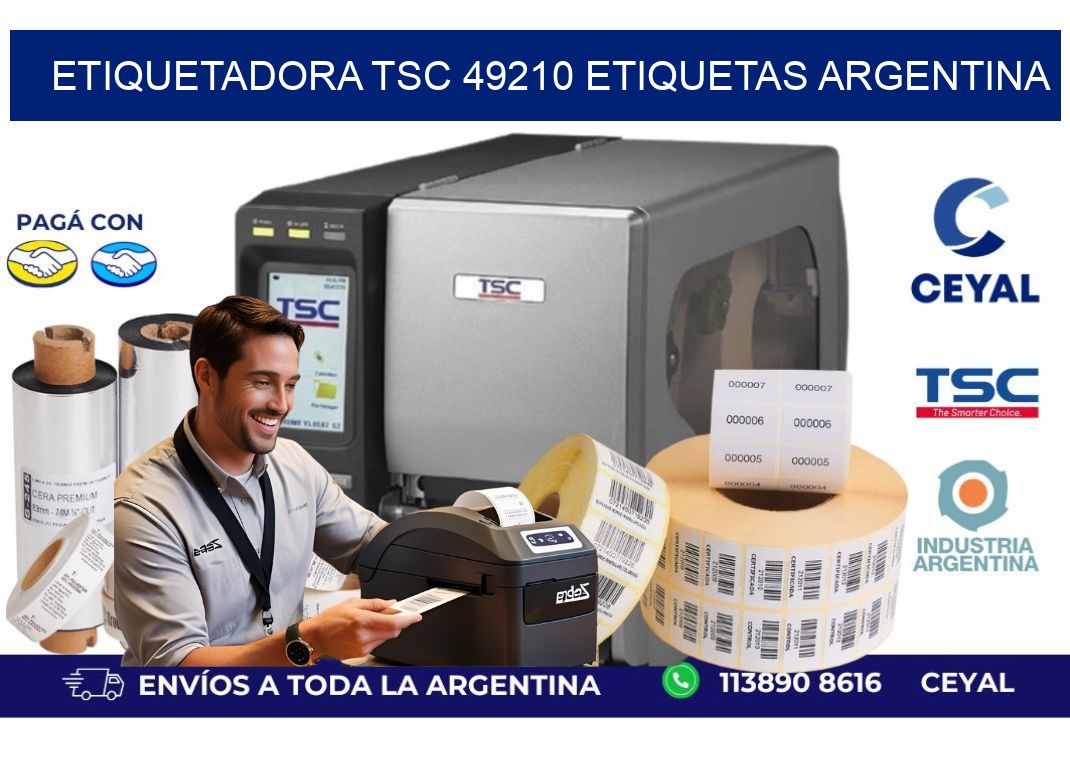 etiquetadora tsc 49210 etiquetas argentina