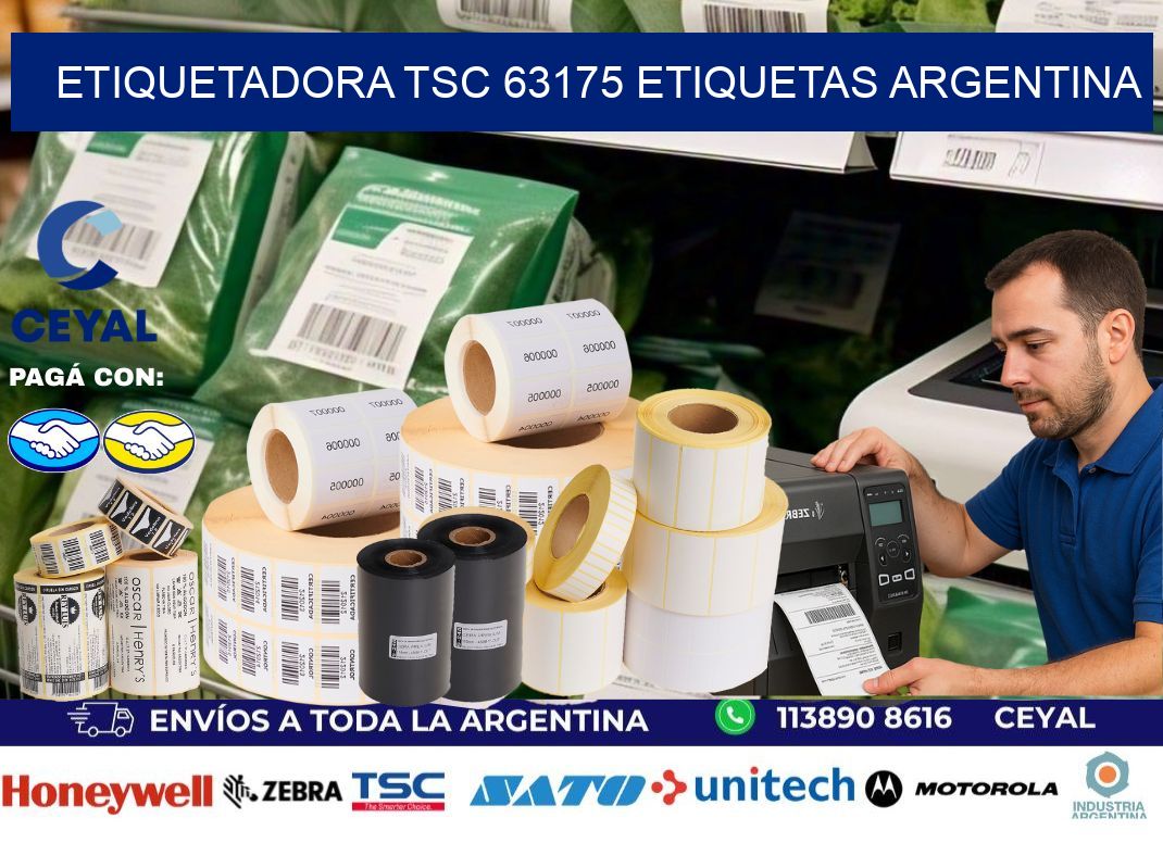 etiquetadora tsc 63175 etiquetas argentina