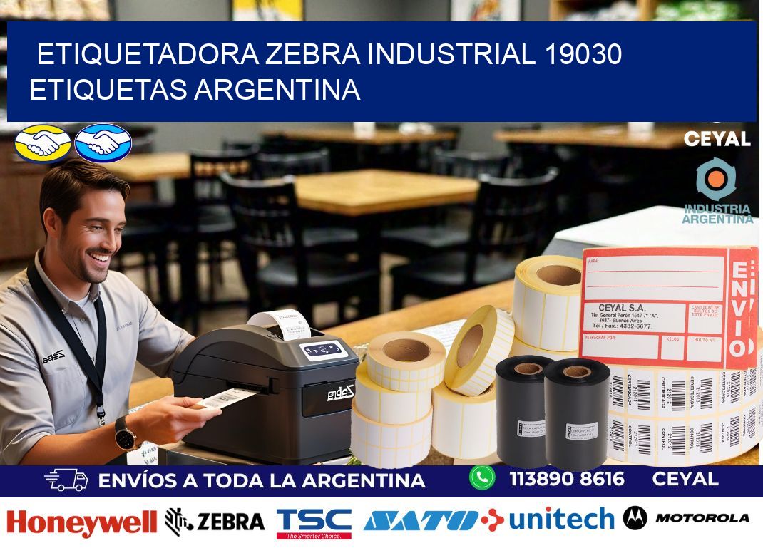 etiquetadora zebra industrial 19030 etiquetas argentina