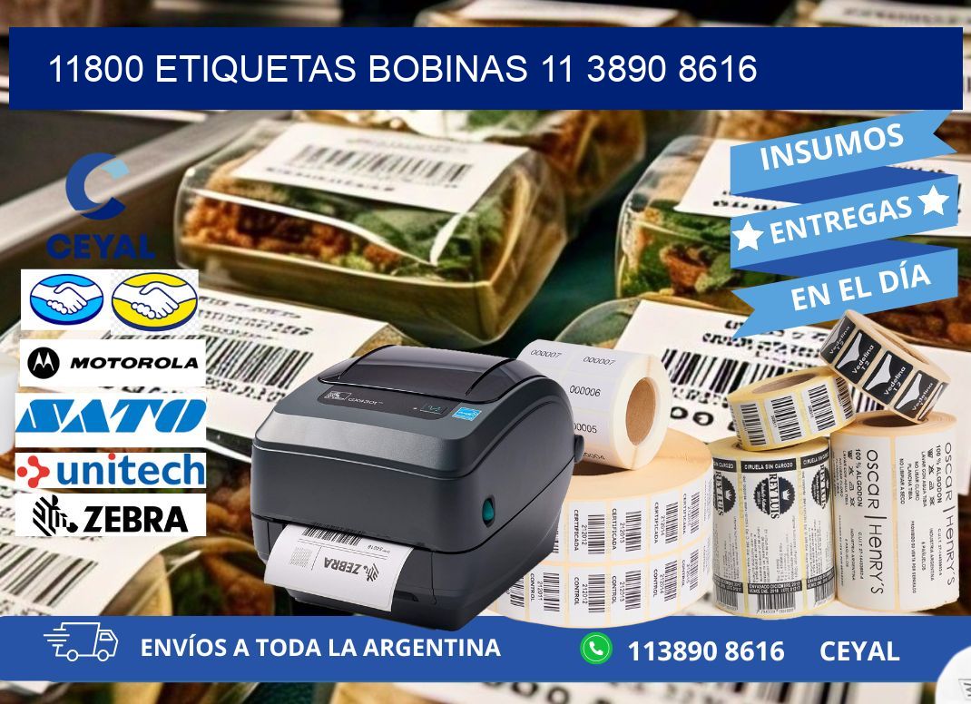11800 ETIQUETAS BOBINAS 11 3890 8616