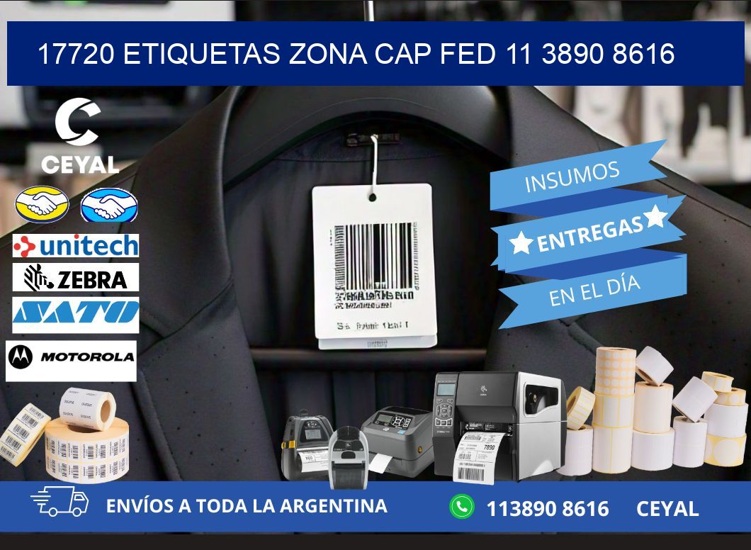 17720 ETIQUETAS ZONA CAP FED 11 3890 8616