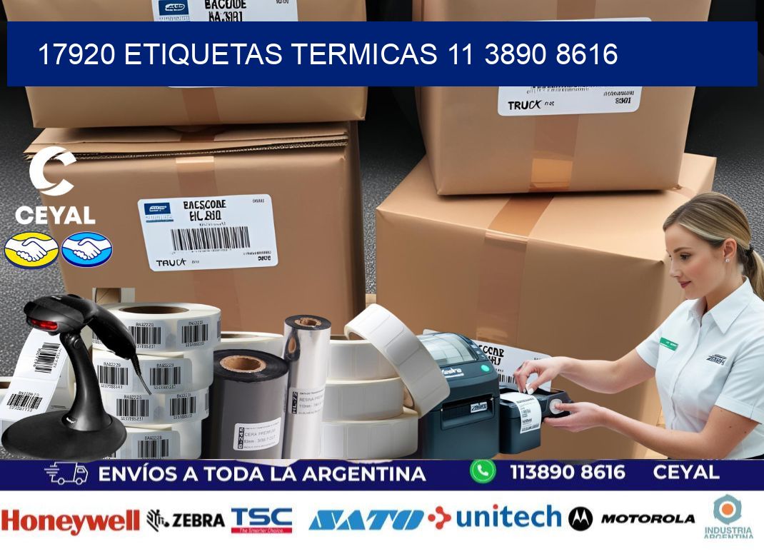 17920 ETIQUETAS TERMICAS 11 3890 8616