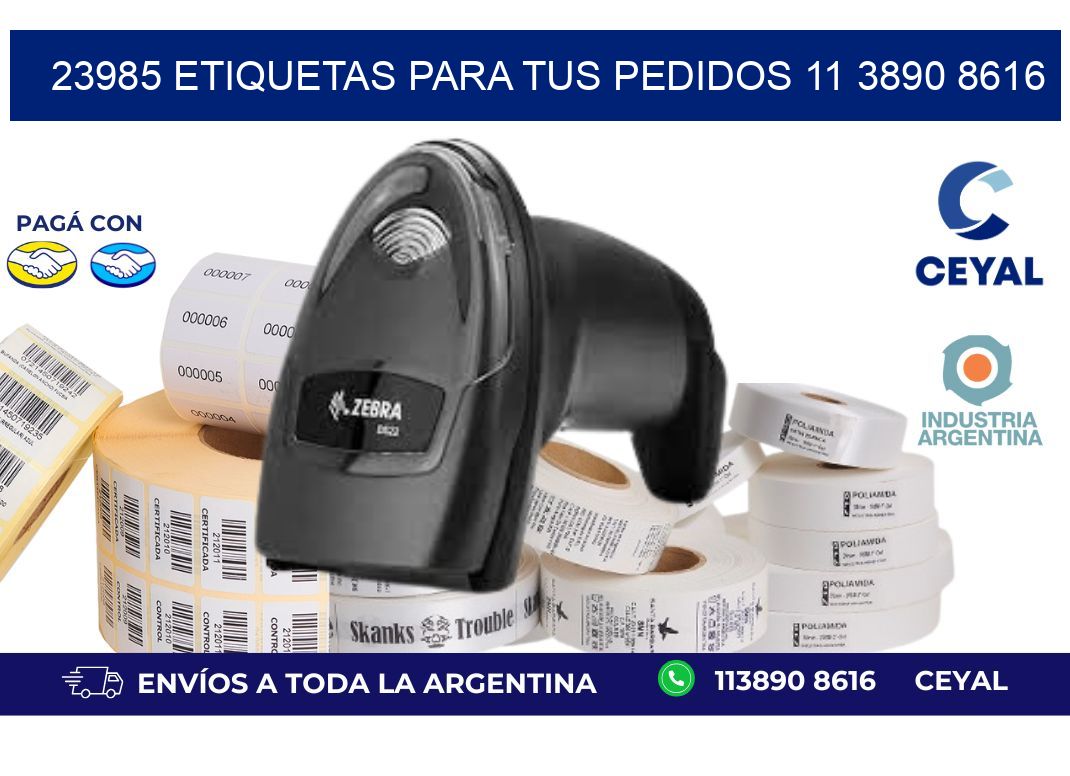 23985 ETIQUETAS PARA TUS PEDIDOS 11 3890 8616