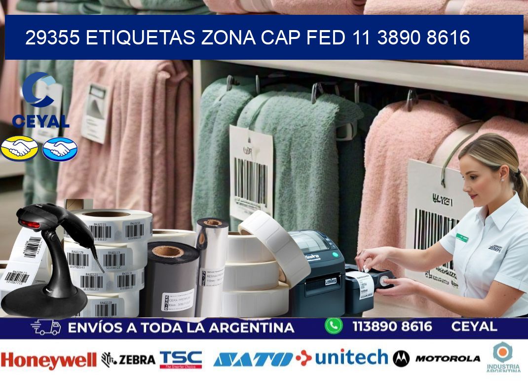 29355 ETIQUETAS ZONA CAP FED 11 3890 8616