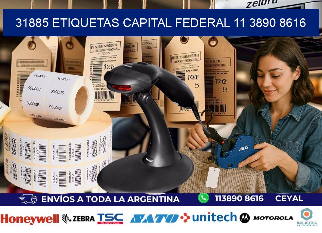31885 ETIQUETAS CAPITAL FEDERAL 11 3890 8616