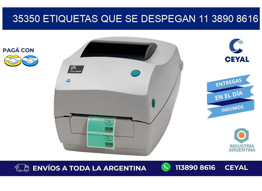 35350 ETIQUETAS QUE SE DESPEGAN 11 3890 8616
