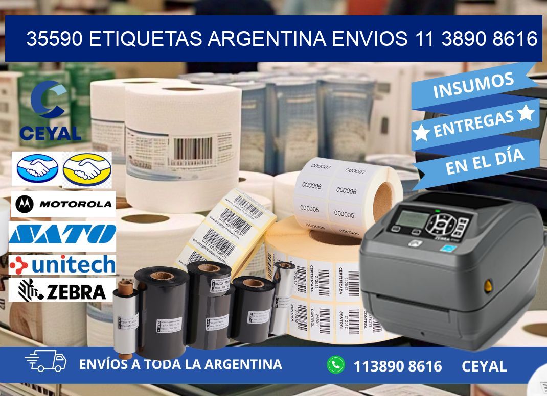 35590 ETIQUETAS ARGENTINA ENVIOS 11 3890 8616