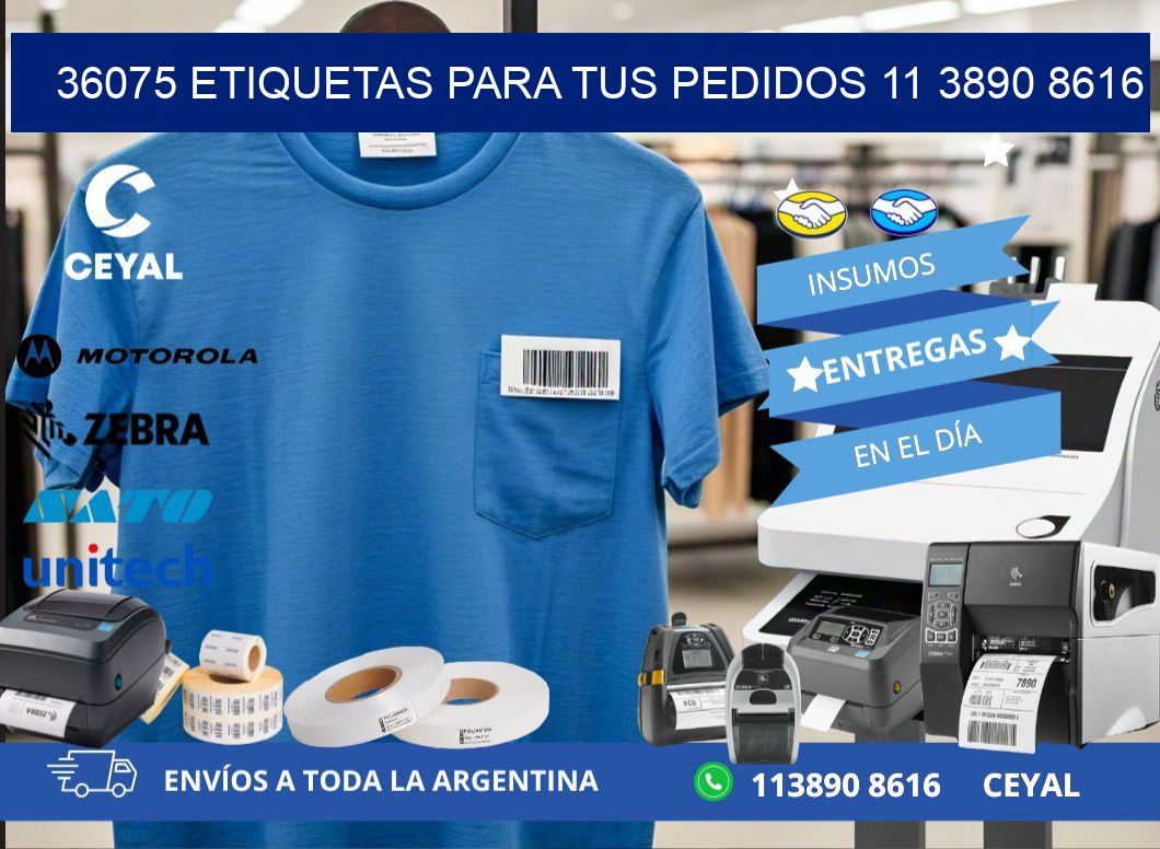 36075 ETIQUETAS PARA TUS PEDIDOS 11 3890 8616