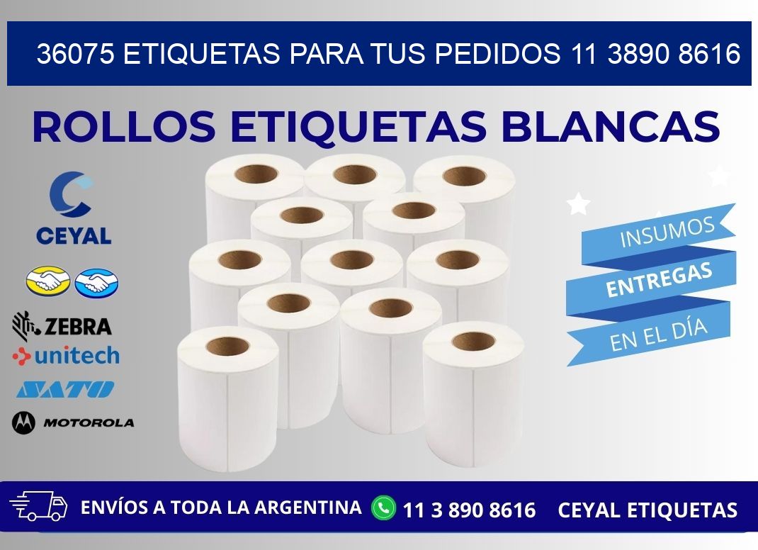 36075 ETIQUETAS PARA TUS PEDIDOS 11 3890 8616
