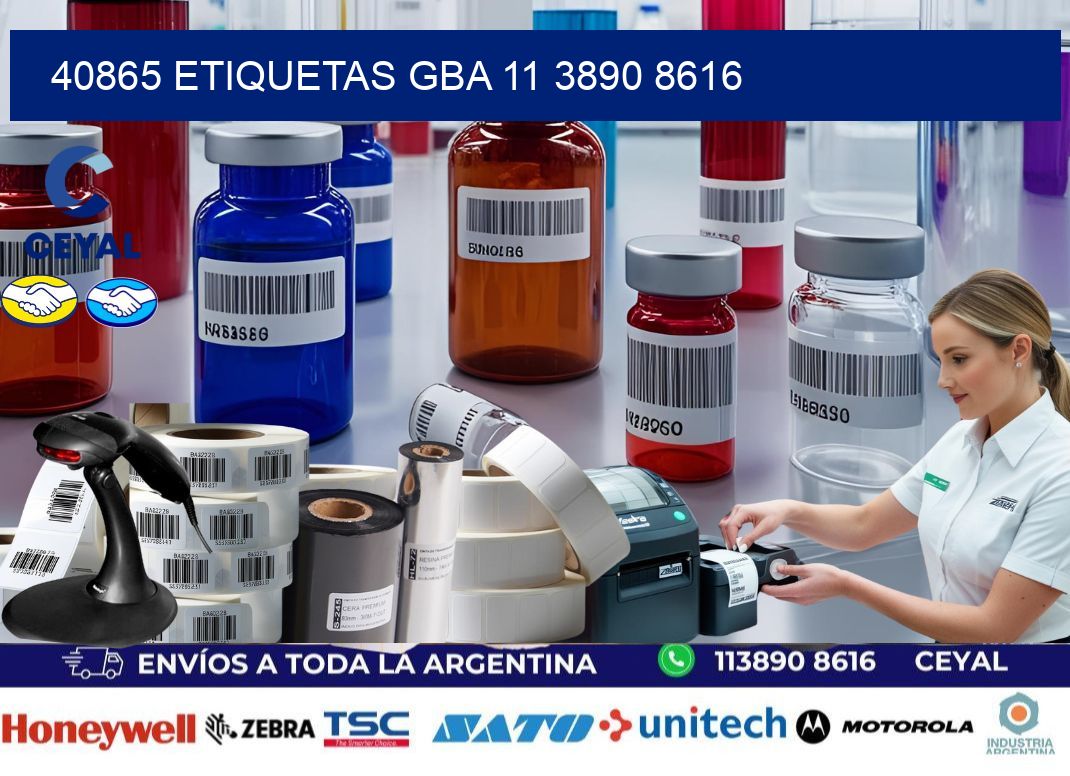 40865 ETIQUETAS GBA 11 3890 8616