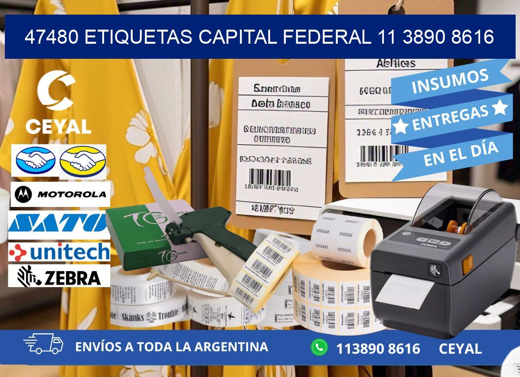 47480 ETIQUETAS CAPITAL FEDERAL 11 3890 8616