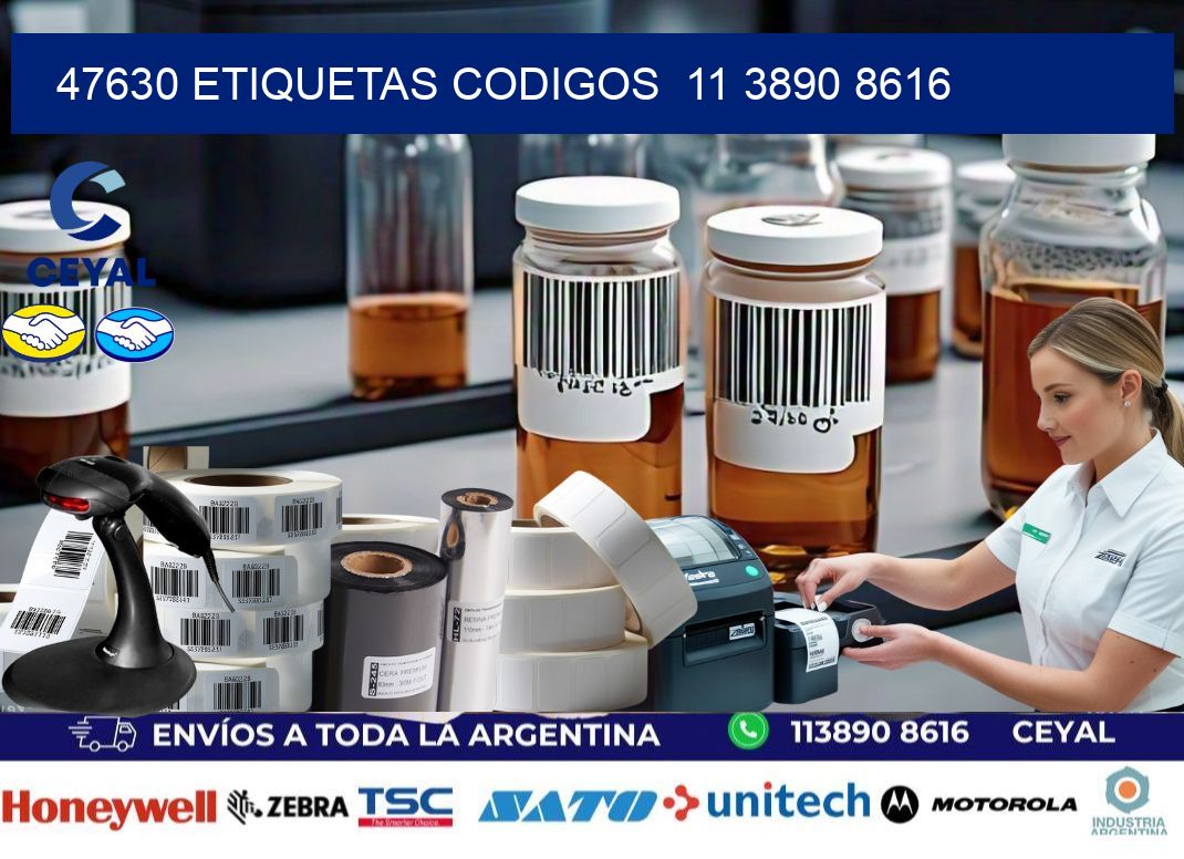 47630 ETIQUETAS CODIGOS  11 3890 8616