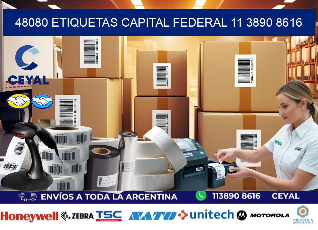 48080 ETIQUETAS CAPITAL FEDERAL 11 3890 8616