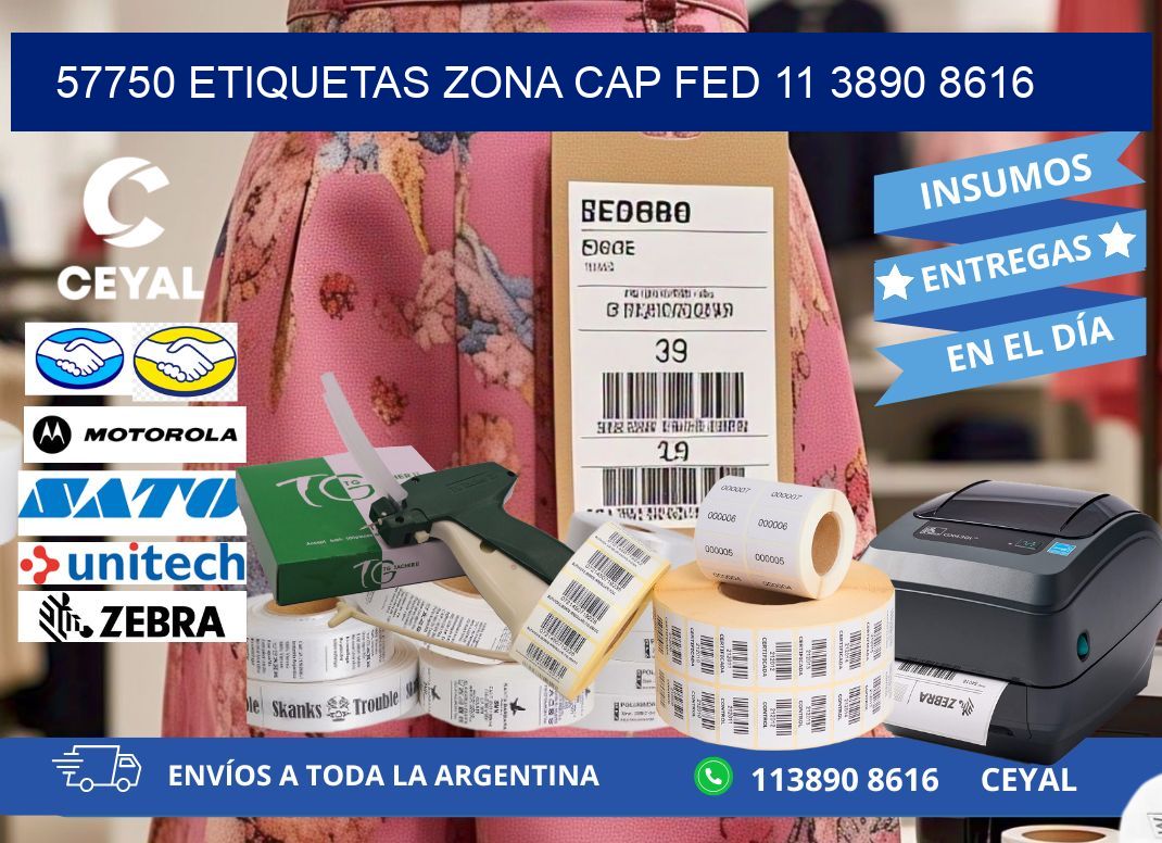 57750 ETIQUETAS ZONA CAP FED 11 3890 8616