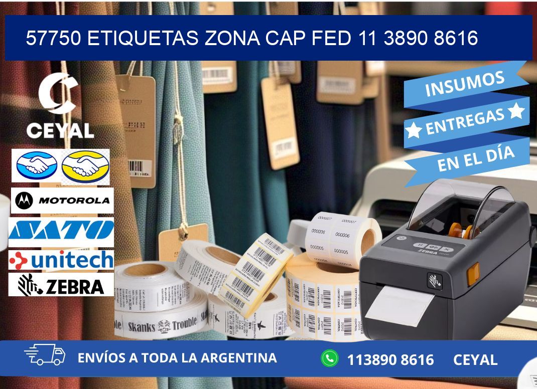 57750 ETIQUETAS ZONA CAP FED 11 3890 8616