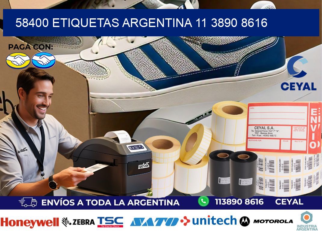 58400 ETIQUETAS ARGENTINA 11 3890 8616