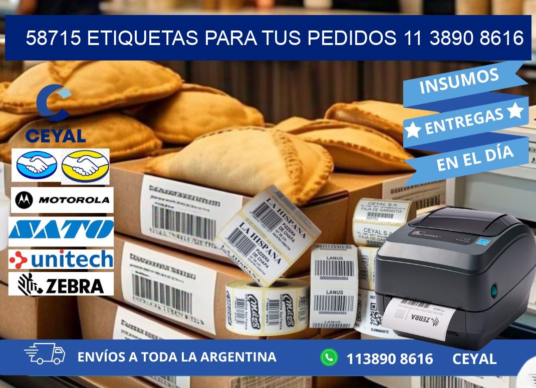 58715 ETIQUETAS PARA TUS PEDIDOS 11 3890 8616
