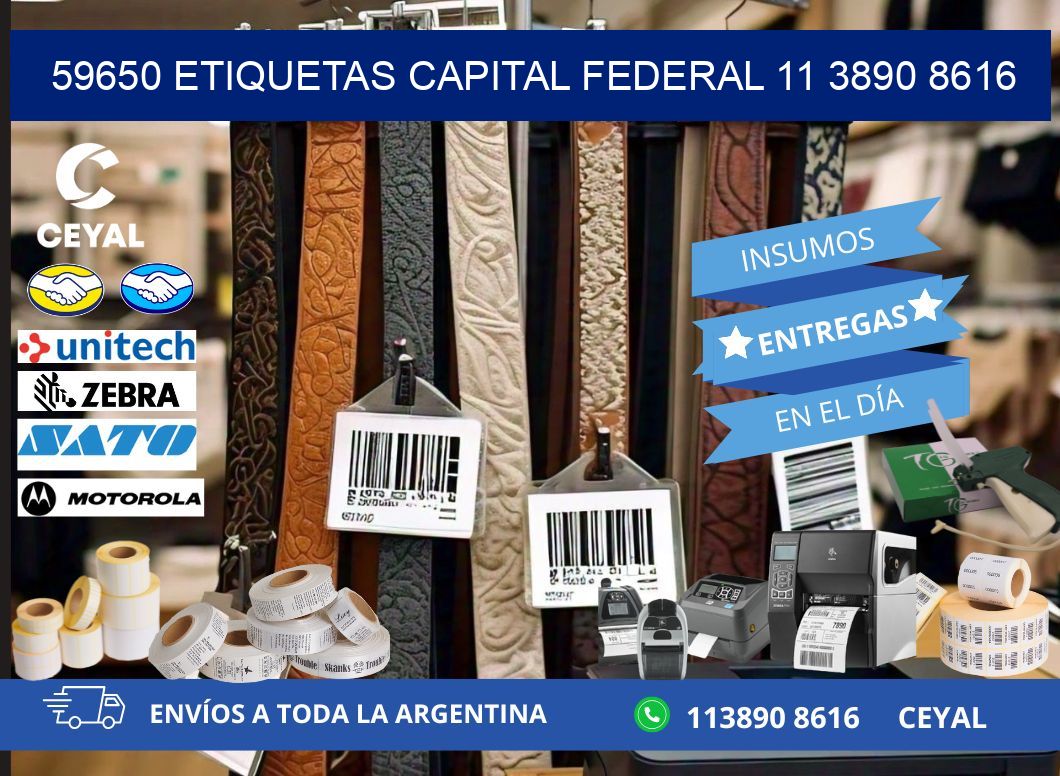 59650 ETIQUETAS CAPITAL FEDERAL 11 3890 8616