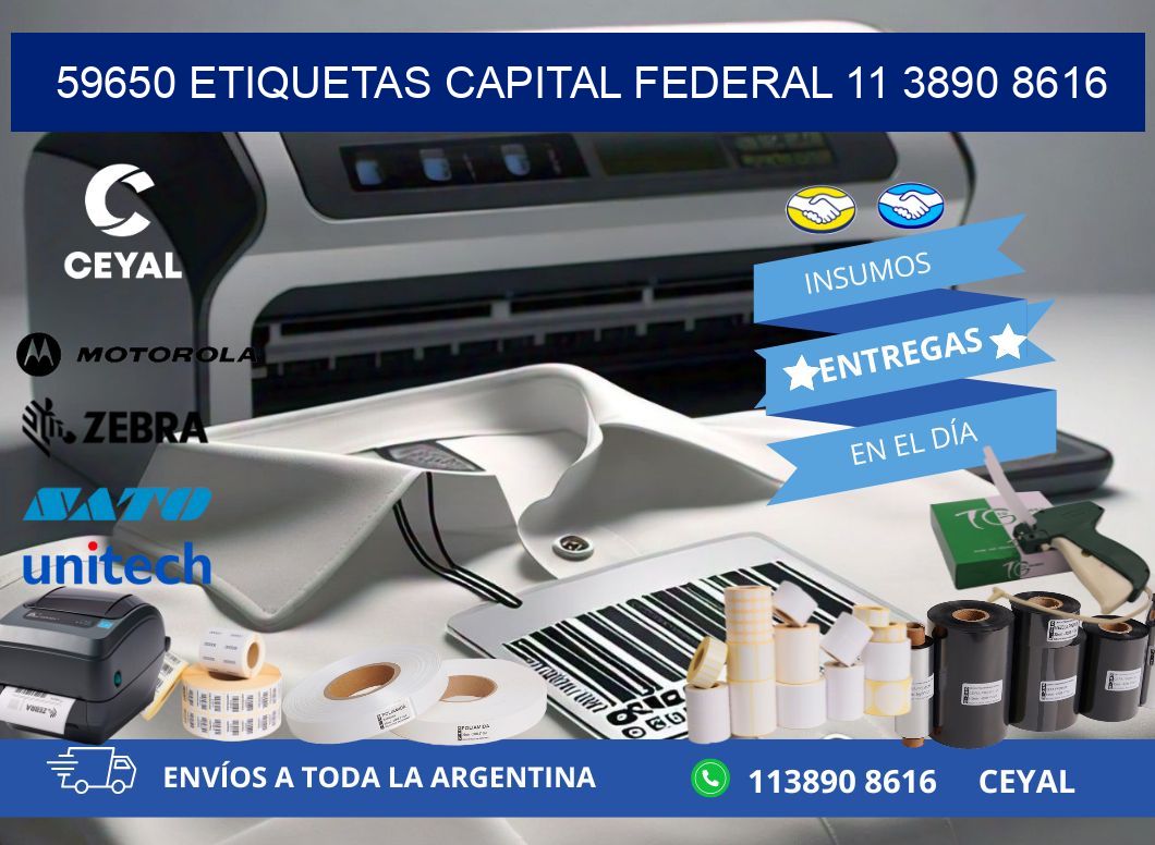 59650 ETIQUETAS CAPITAL FEDERAL 11 3890 8616