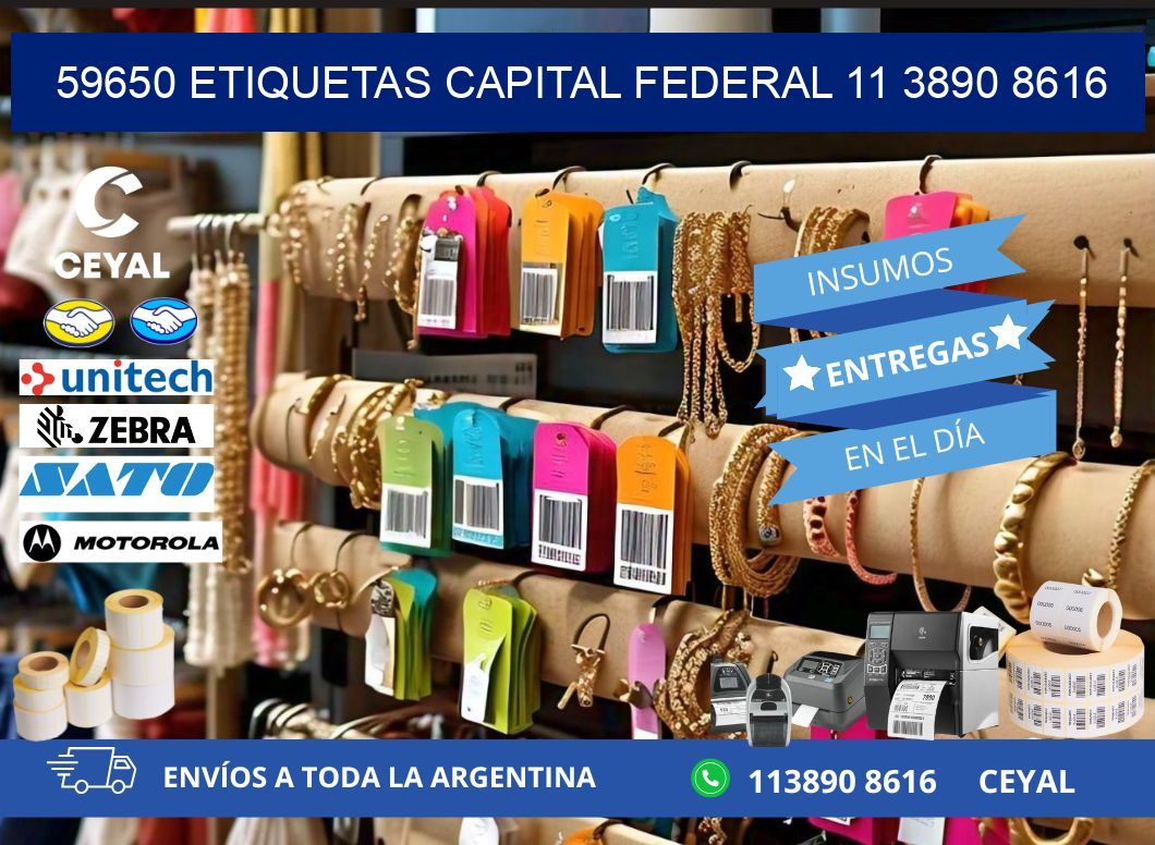 59650 ETIQUETAS CAPITAL FEDERAL 11 3890 8616
