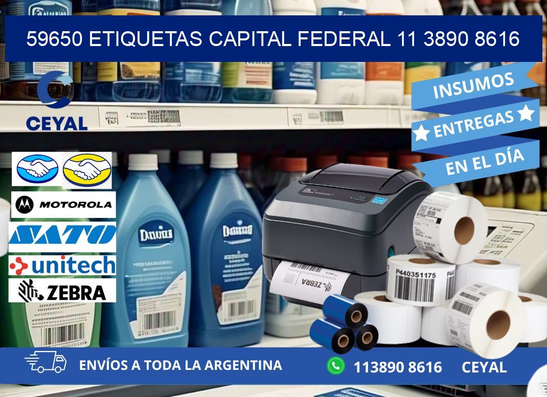 59650 ETIQUETAS CAPITAL FEDERAL 11 3890 8616