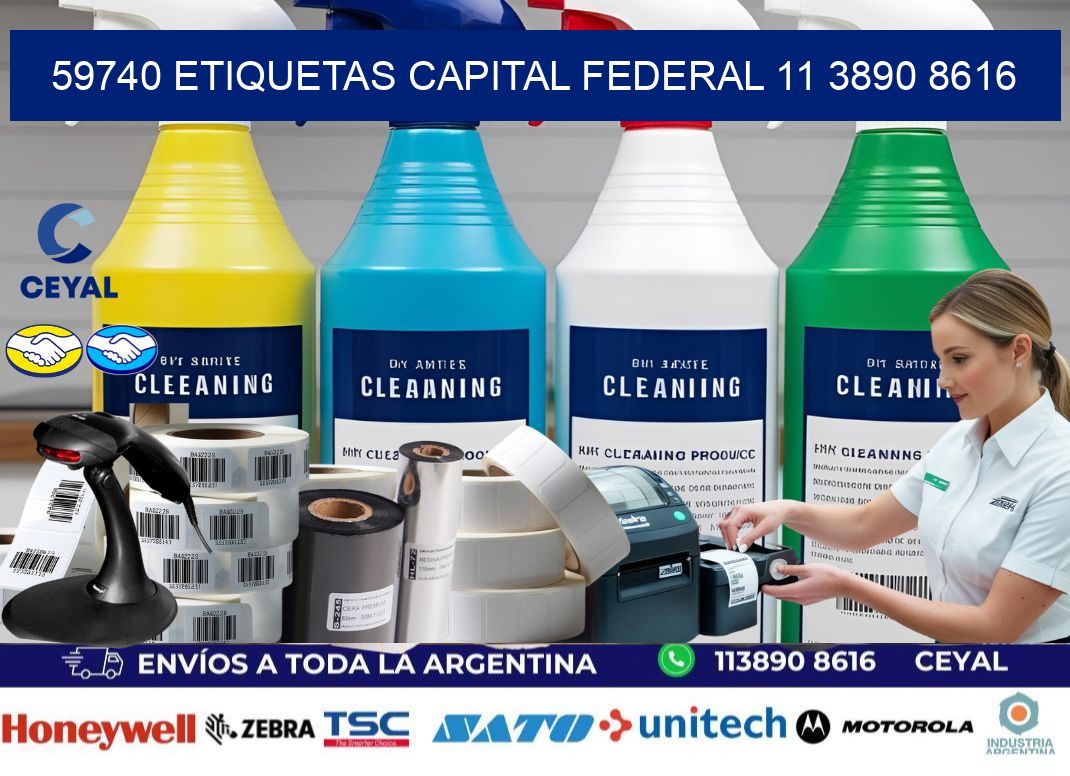 59740 ETIQUETAS CAPITAL FEDERAL 11 3890 8616